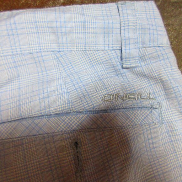 Oneil Blue Plaid Shorts Size 30 Mens - Picture 7 of 9